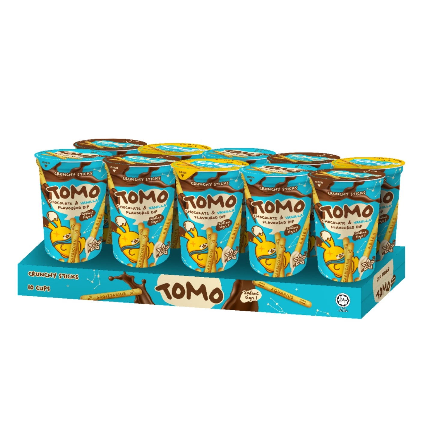 Tomo Crunchy Sticks Chocolate & Vanilla Flvd Dip