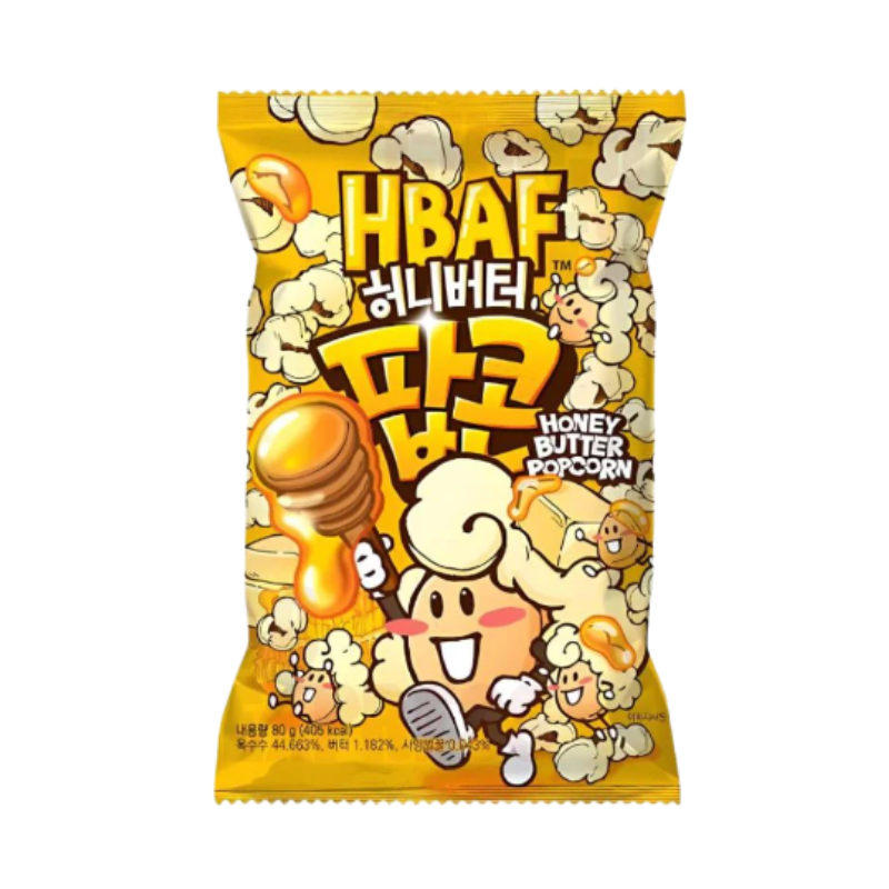 HBAF Popcorn 80g - Honey Butter