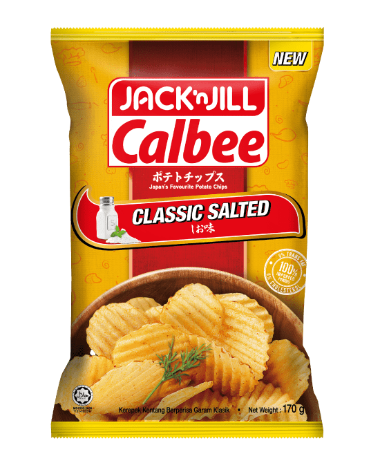 CALBEE CHIPS CLASSIC SALTED 170G