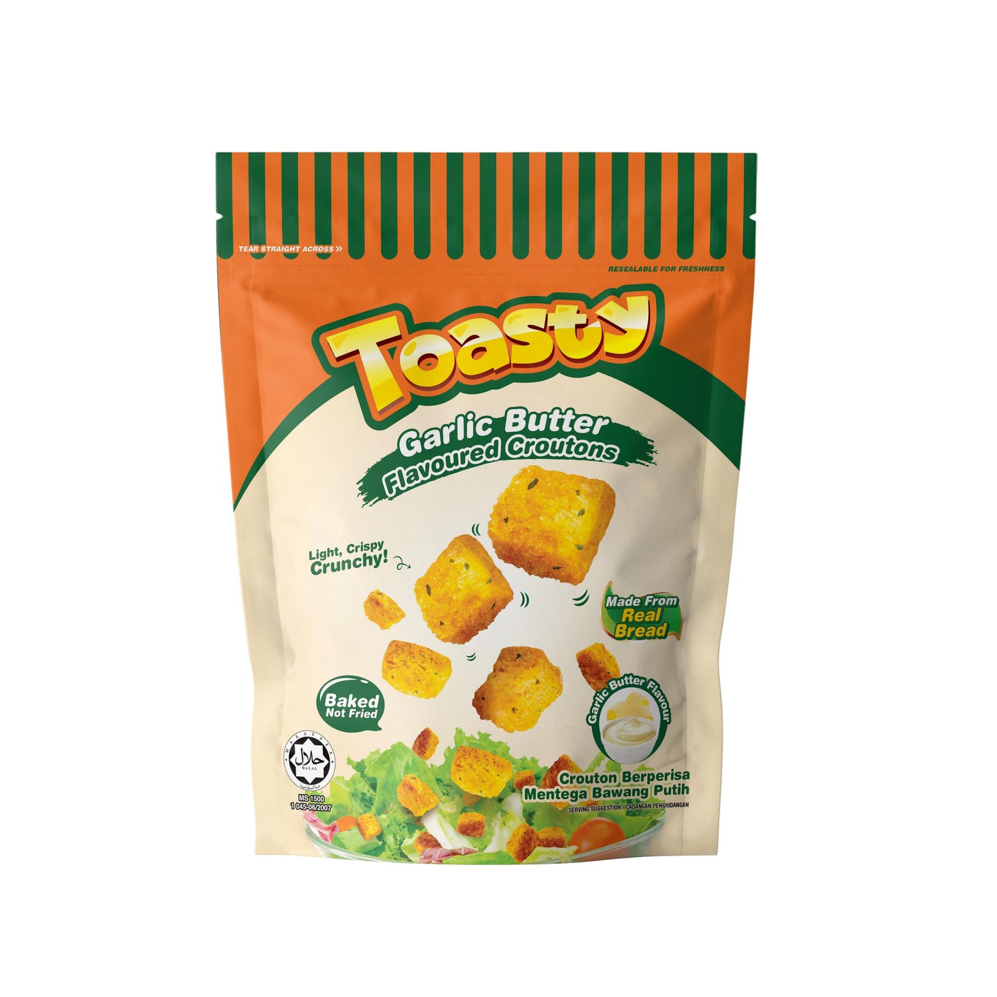 Win2 Toasty Croutons 100g - Garlic Butter