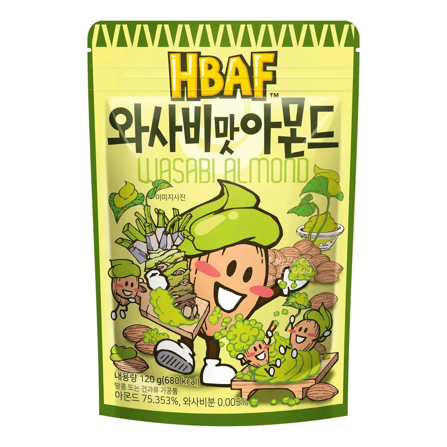HBAF Wasabi Almond 120g