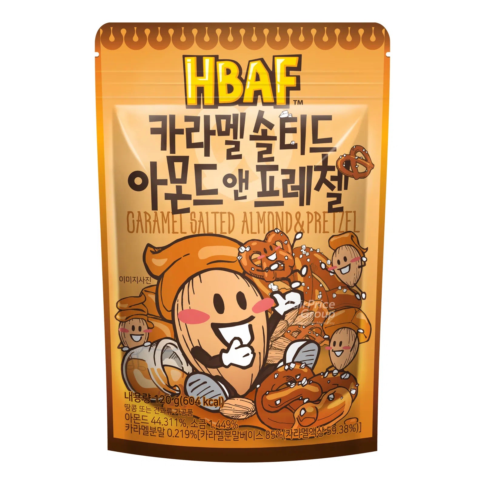 HBAF Caramel Salted Almond & Pretzel 120G