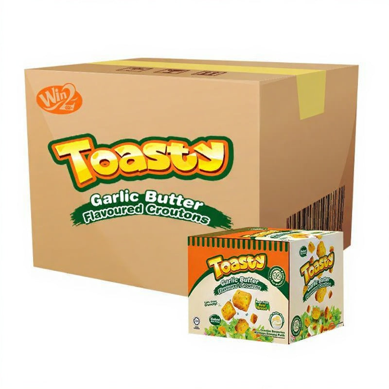 Toasty Croutons Garlic Butter Crispy Bread 40g (Carton)
