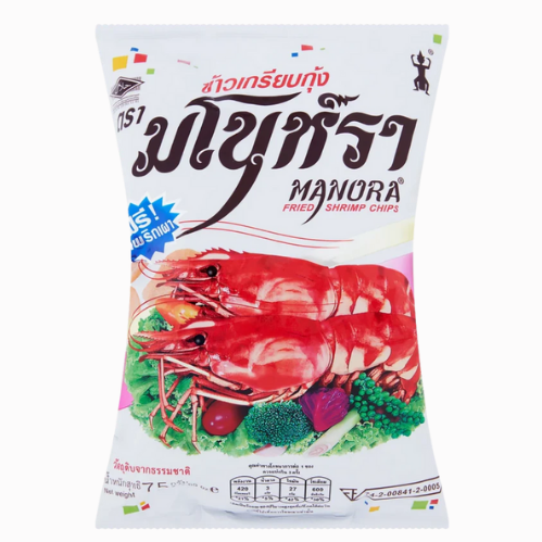Manora Chips (Fried Shrimp Chips) 75g Original