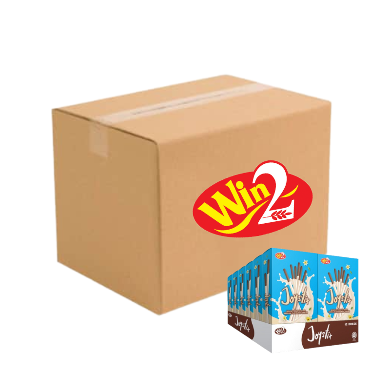 Joystix Biscuit Coated With Vanilla Cream 12 Boxes