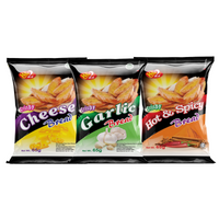 (Bundle of 3 Set) Win 2 Bread Toast - Mixed Flavours (65g x 3 Pack)