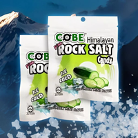 Big foot Cobe Himalayan Pink Rock Salt Candy With Cucumber Mint 20g x 12 Pkts