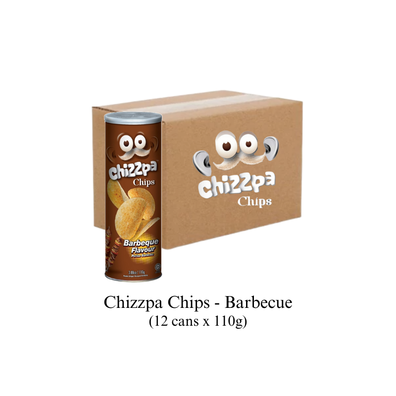 (Carton Sale) Chizzpa Chips 110g - Barbecue