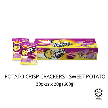 Win2 Potato Crisp Cracker Sweet Potato Flavour 600g