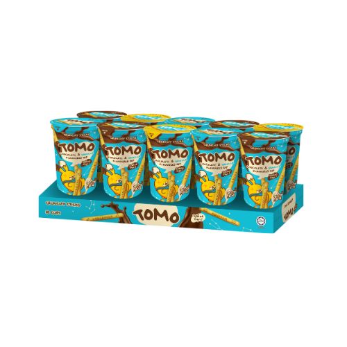 Tomo Crunchy Sticks Chocolate & Vanilla Flavoured Dip