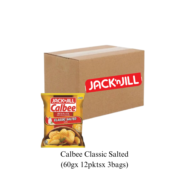 (CARTON) CALBEE CHIPS CLASSIC SALTED 60G