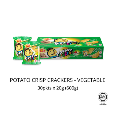 Win2 Potato Crisp Cracker Vegetable Flavour (600g)
