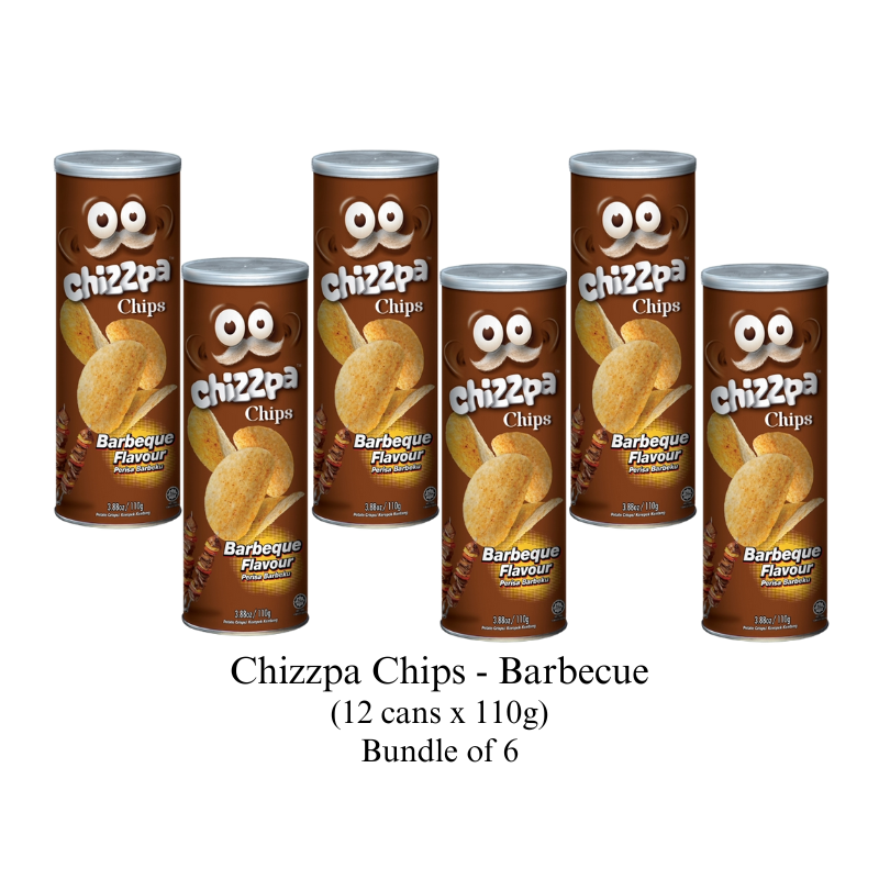 (Bundle of 6) Chizzpa Chips 110g- Barbecue