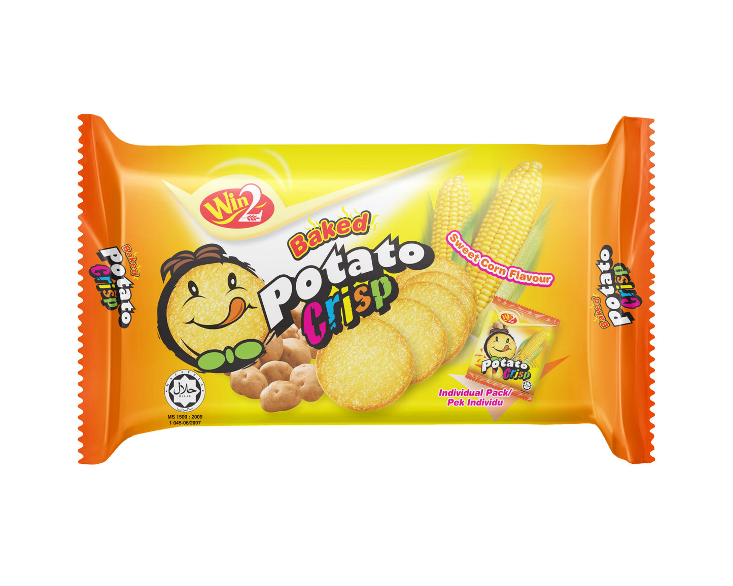 Win2 Potato Crisp Cracker - Sweet Corn 120g