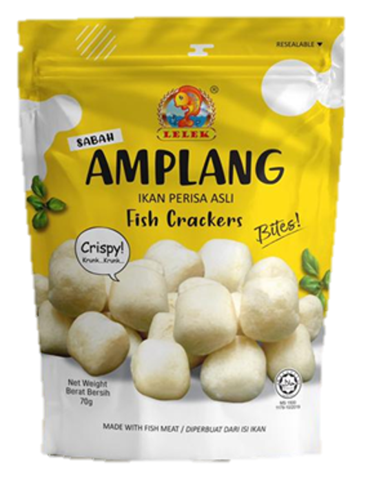 Lelek Amplang Fish Crackers 70g
