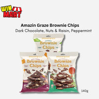 Amazin Graze Brownie Chips 140g (3 Flavours)