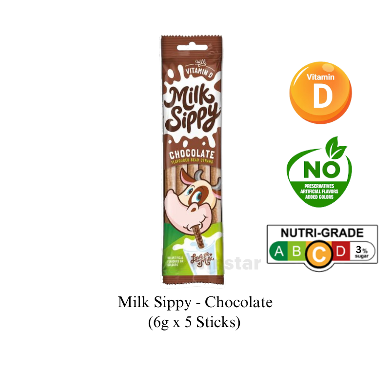 Milk Sippy Flavored Bead Straw 5 Flavors