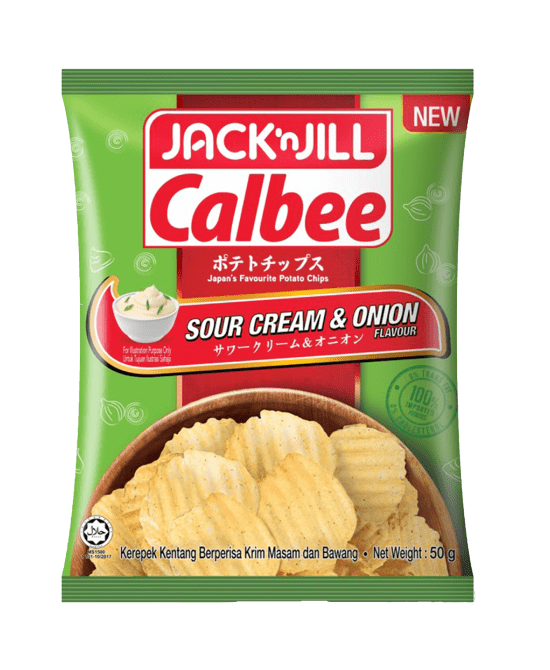 CALBEE CHIPS SOUR CREAM & ONION 60G
