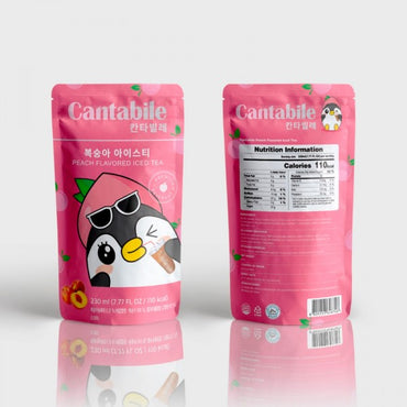 Cantabile Korean Juice - Peach Iced Tea (10 Pouch)