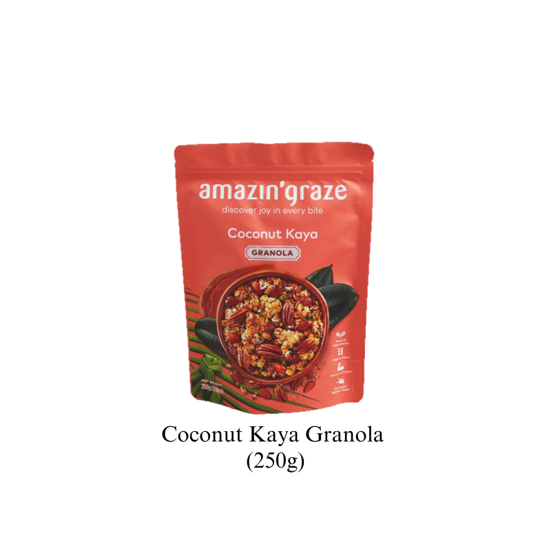 Amazin Graze Granola 250g (5 Flavors)