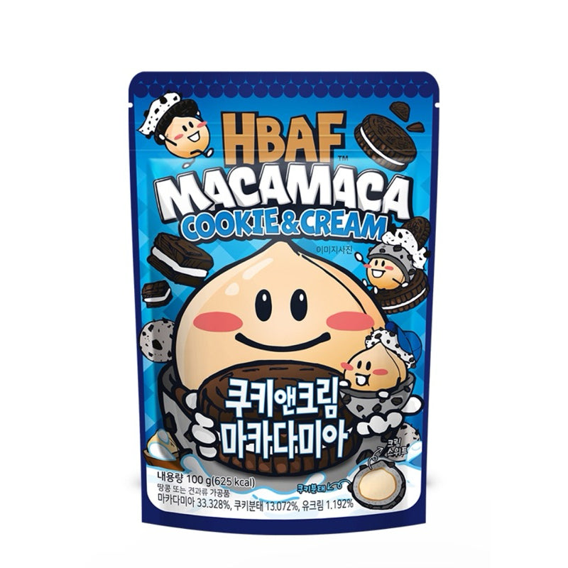 HBAF Macadamia 100g - Cookie & Cream