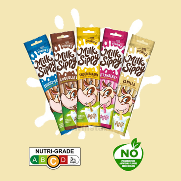 Milk Sippy Flavored Bead Straw 5 Flavors