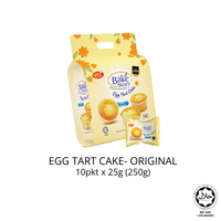 (Carton Sale)Win2 Bake Story Egg Tart Cake Original - (25G x 10PKTS x 9BAGS)