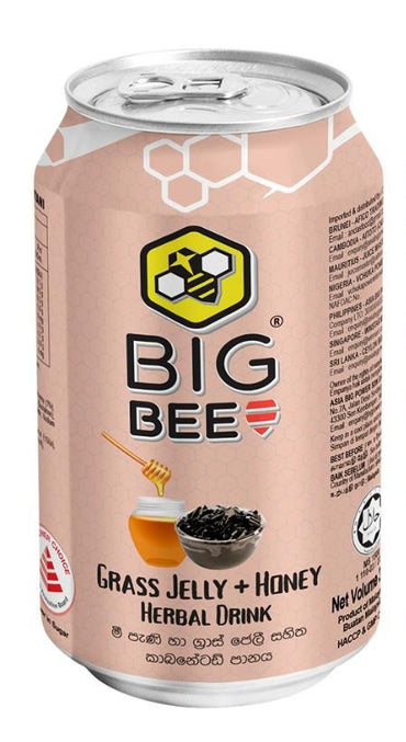 （Carton Sale) Big Bee Glass Jelly Honey Drink 300ML