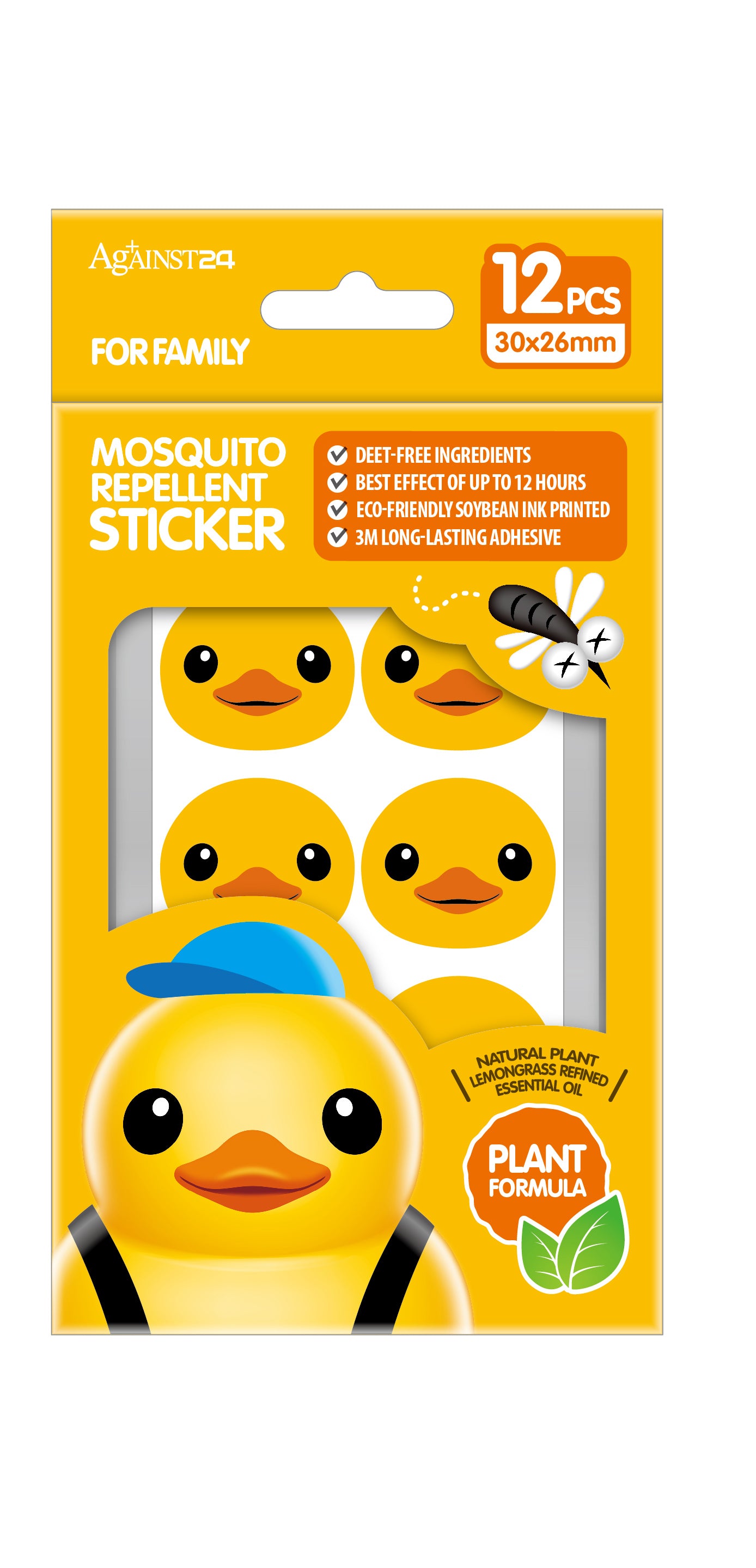 Repel Stickers Against24 Rubber Duck Mosquito Repellent Sticker – Winmart