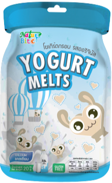 Nature Bites - Freeze Dried Yogurt Melts 20g | 3 Flavours | Original/ Strawberry/ Mango