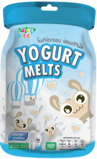 Nature Bites - Freeze Dried Yogurt Melts 20g | 3 Flavours | Original/ Strawberry/ Mango