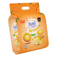 Win2 Bake Story Egg Tart Cake Orange Flavour (250g/25g x 10 Packs)