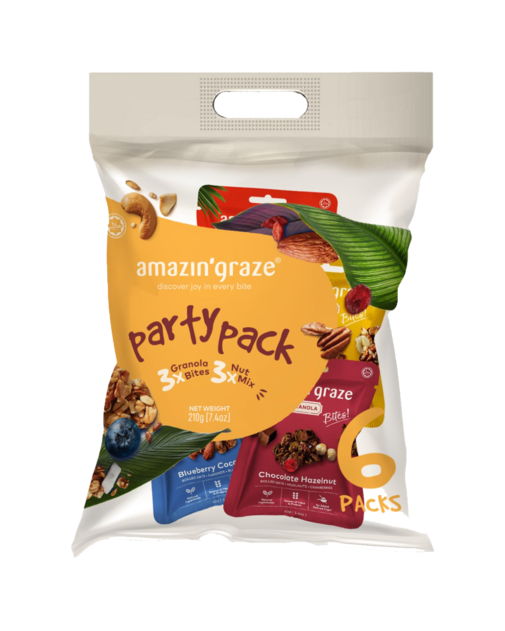 Amazin Graze Mini Party Packs 210g