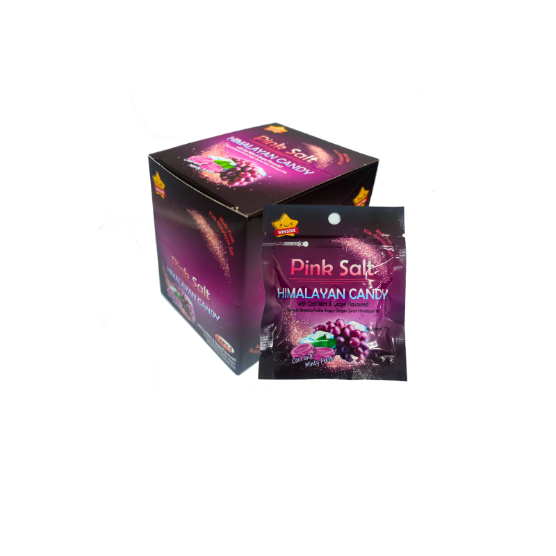 Pink Salt Hamalayan Candy Cool Mint & Grape