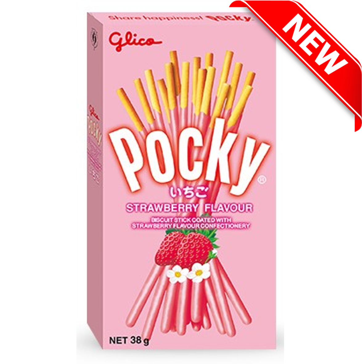 Glico Pocky Strawberry (38g X 10packs) – Winmart