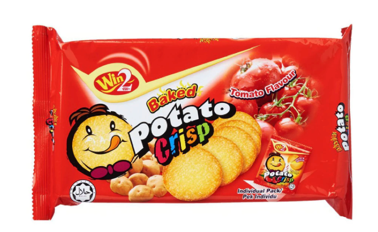 Win2 Potato Crisp Crackers Tomato