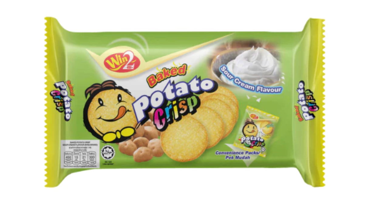 Win2 Potato Crisp Crackers Sour Cream