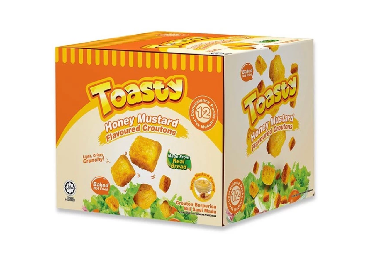 Win2 Toasty Honey Mustard Flavoured Croutons