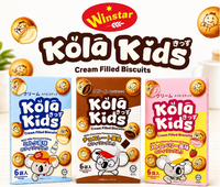 Win2 Koala Kids Cream Filled Biscuits | 3 Flavours| Strawberry | Chocolate | Milk
