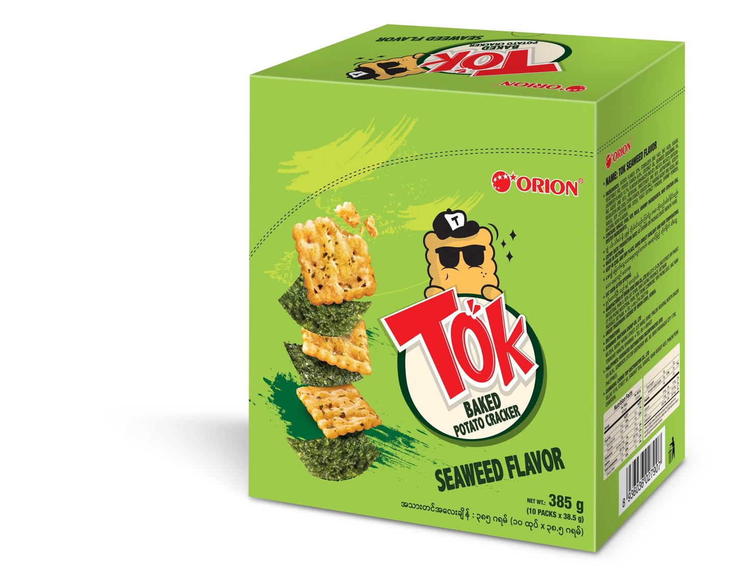 TOK Baked Cracker SEAWEED 385g