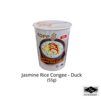 Bundle of 4 55g TOPP Jasmine Rice Congee Duck Flavour
