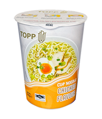 Topp Cup Instant Chicken Noodles 70g x 12 Cups