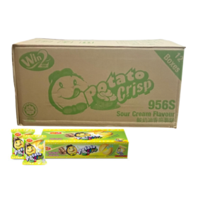 (Carton) Win2 Potato Crisp Cracker Sour Cream Flavour (600g x boxes)