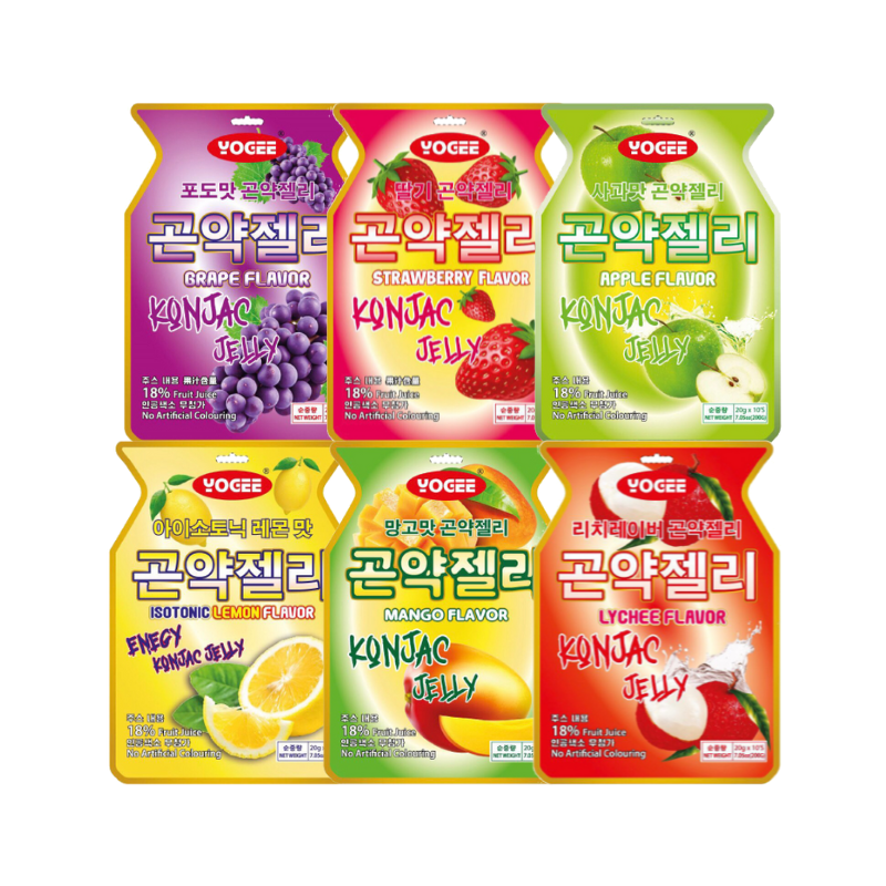 Yogee Konjac Jelly 6 Flavors 200g