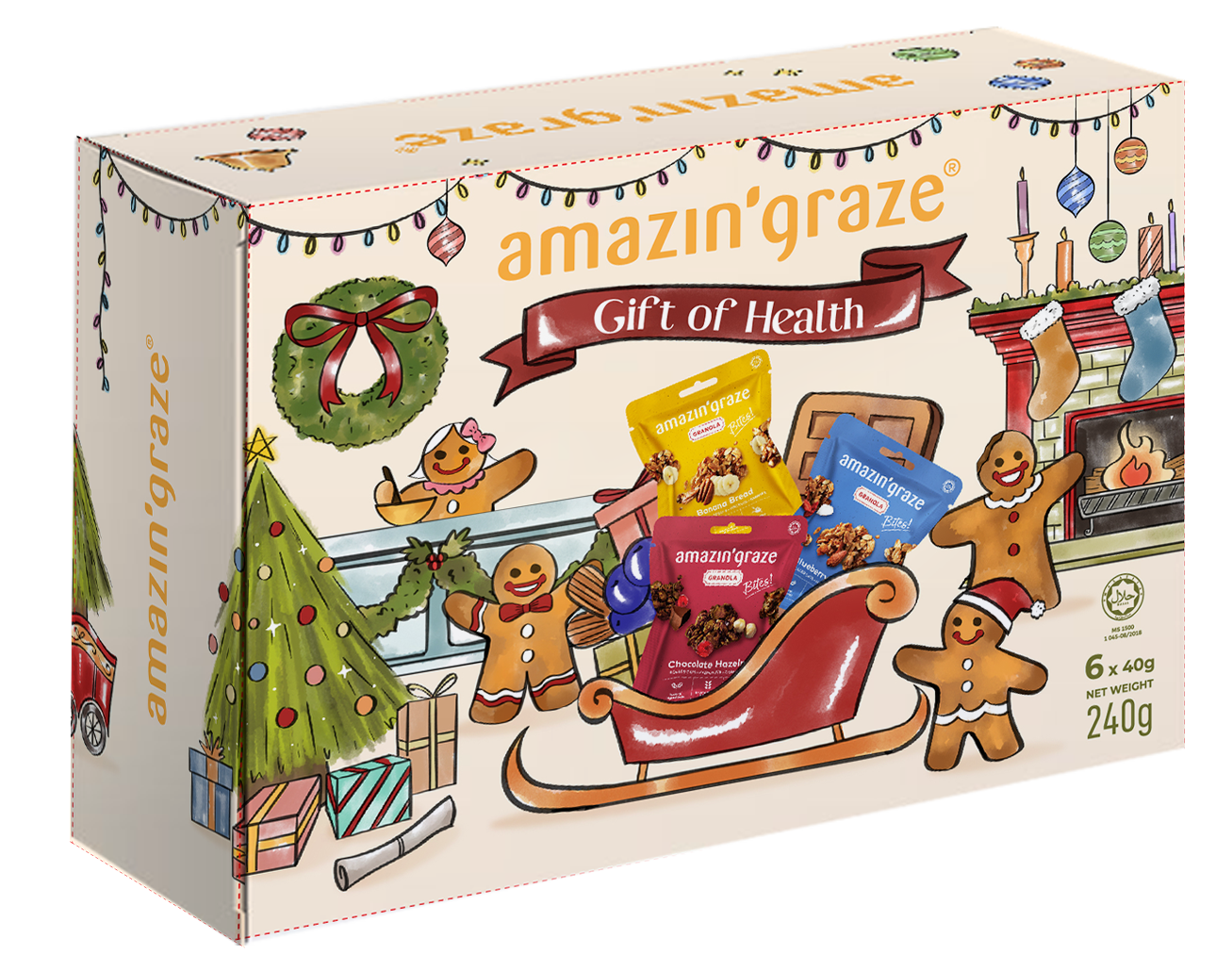 Amazin Graze Xmas 2024 Granola Variety Box