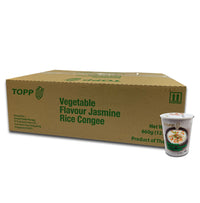 55g x 12 cups TOPP Jasmine Rice Congee Vegetable Flavour