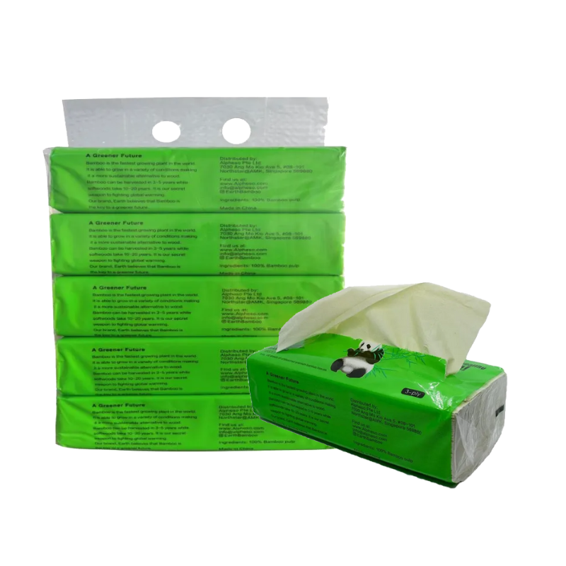 Earth Premium 3 Ply Bamboo Soft Tissues 150 Sheets