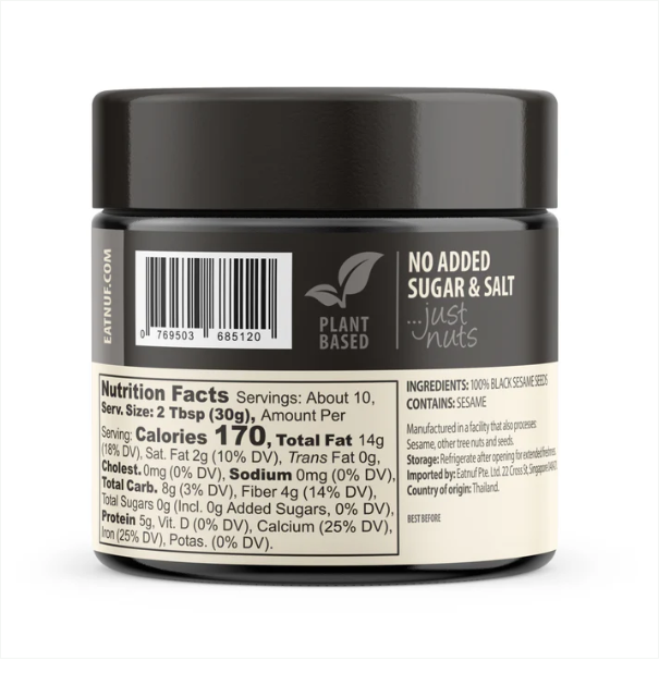 EATNUF 100% Black Sesame Paste (310g)