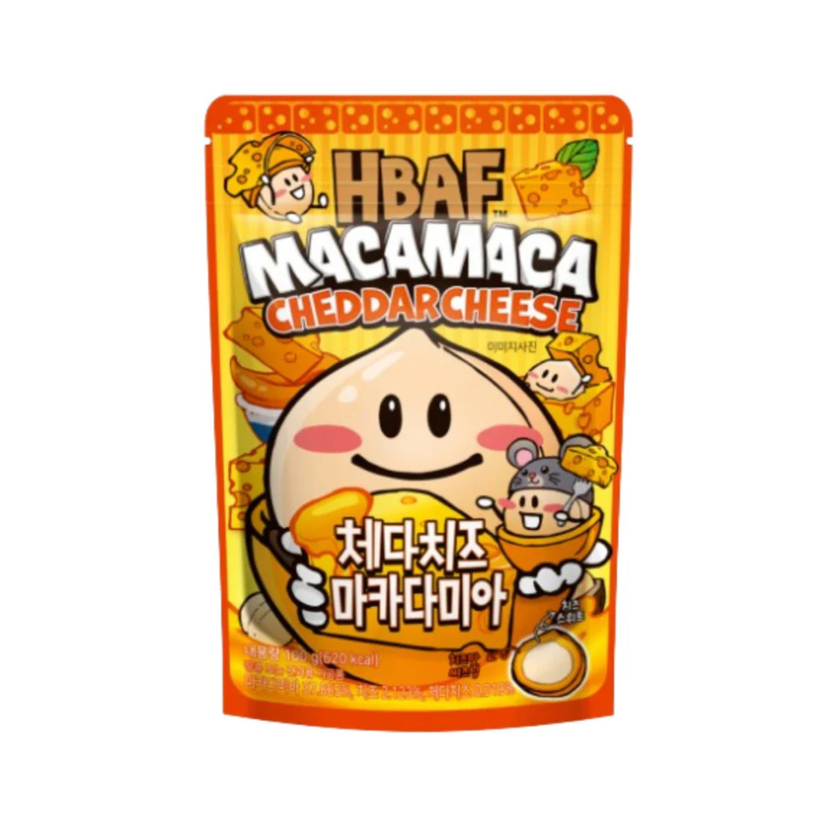 HBAF Macadamia 100g - Cheddar Cheese