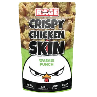 Rage Chicken Skin Wasabi Punch Flavour